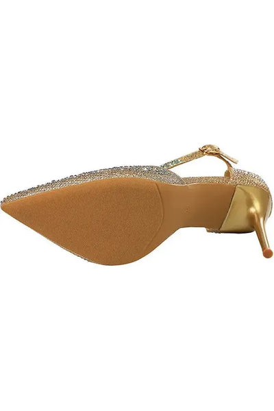 Glamorous Rhinestone High Heels