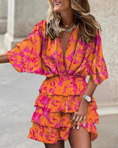 The Bold & Playful Ruffle Mini Dress
