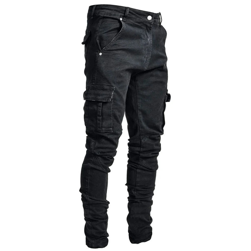 William - Stretch Jeans with Multiple Pockets