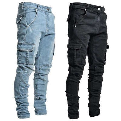 William - Stretch Jeans with Multiple Pockets
