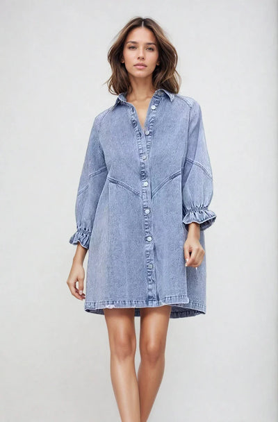 The Effortless Denim Dress