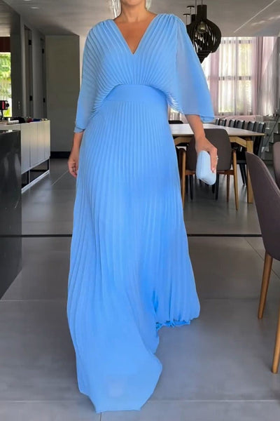 RIA™ - Floating Ribbed Maxi Dress